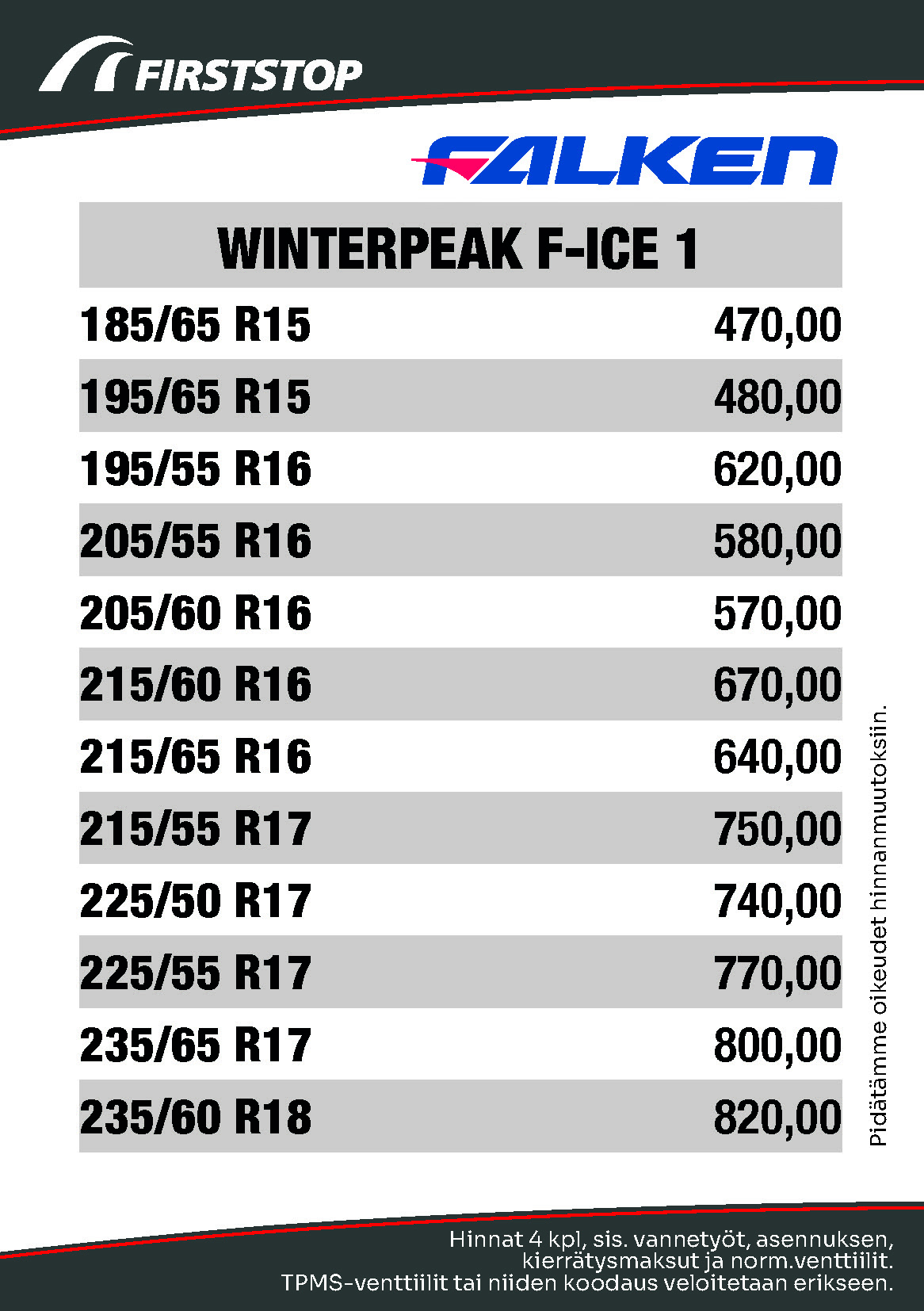 Falken Winterpeak F-Ice 1
